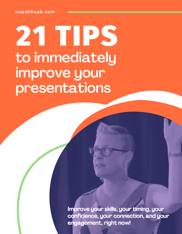 Free public speaking ebook: 21 tips to immediately improve your presentations